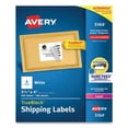 thumbnail image 1 of "Shipping Labels W/ Trueblock Technology, Laser Printers, 3.33 X 4, White, 6/sheet, 100 Sheets/box | Bundle of 2 Boxes", 1 of 5