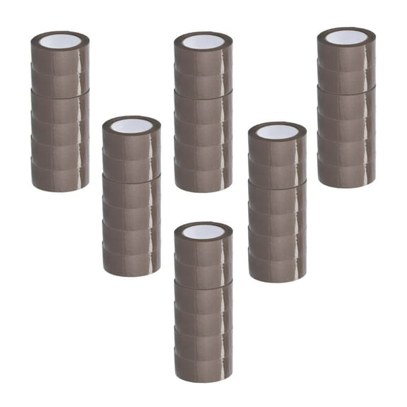 MMBM Tan Hot Melt Packing Tape 2" x 110 Yards, 1.6 Mil , Ideal for Moving and Sealing 72 Rolls