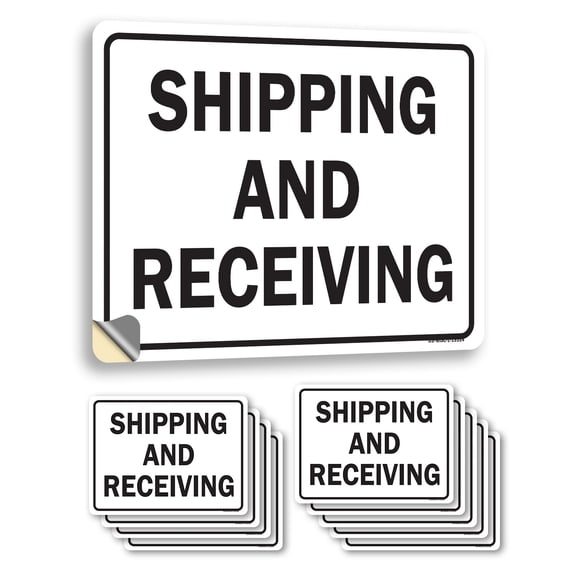 Receiving Labels Sign Shipping And Receiving Signs