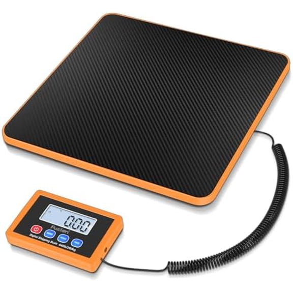 Shipping Scale, 440LB/200KG x 10g Digital Postal Scale, Hold/Tare Function, Postage Scale for Packages Small Business/Luggage/Mailing, Battery & AC Adapter Included