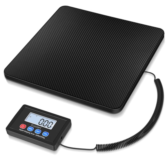 Shipping Scale, 440LB x 10g High Accuracy Postal Scale, Hold/Tare Function, Digital Shipping Postal Scale for Packages, Postage, Luggage, Mailing, Battery & AC Adapter Included