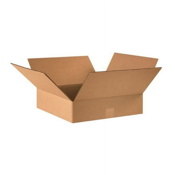 16 x 16 x 4" ECT-32 25 Pack Kraft Corrugated Boxes