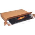 thumbnail image 1 of SSBM 24" x 5" x 18" Kraft ECT-32 Single Wall Corrugated Side Loading Boxes Shipping Packing 25/BUNDLE, 1 of 6