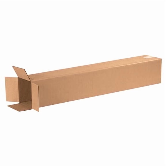 6 x 6 x 36" Tall Corrugated Boxes, ECT-32 Brown Shipping/Moving Boxes 25 Boxes