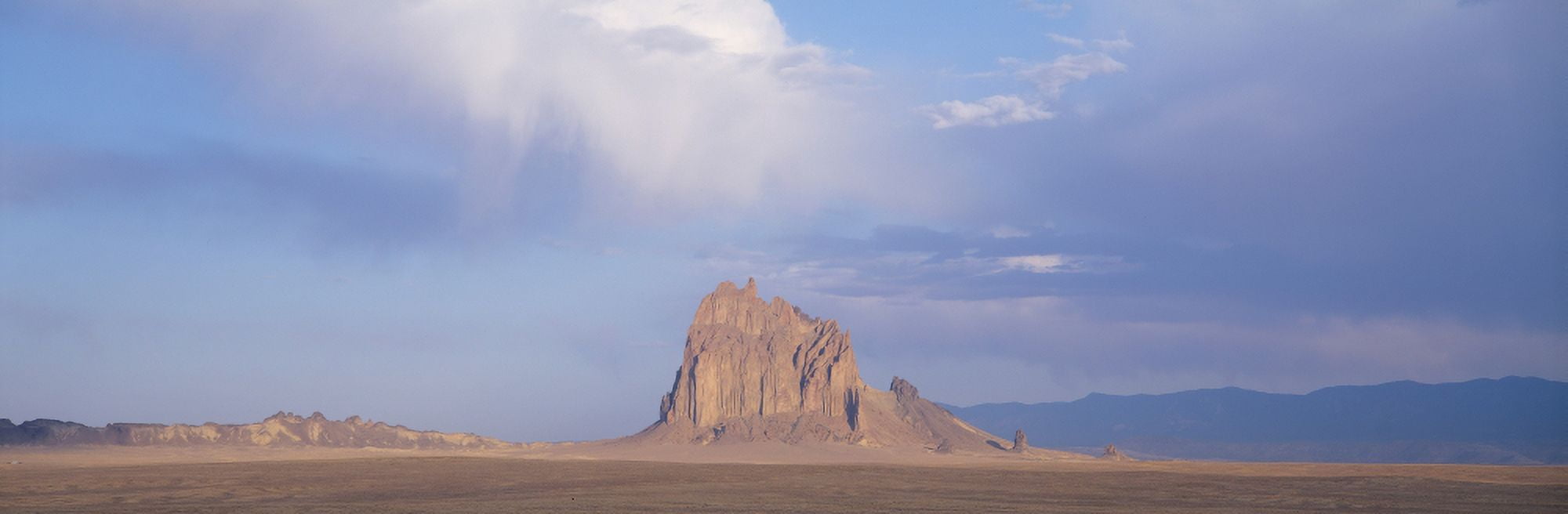 Shiprock Peak New Mexico Canvas Art - Panoramic Images (27 x 9)