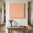thumbnail image 1 of Ships Next Day Canvas Wall Art 10"x10", Peach Fuzz Wood Framed Canvas Print Painting, Modern Pure Peach Fuzz Ready to Hang Small Picture Wall Decor for Home Kitchen Nursery Office, 1 of 9