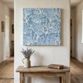 thumbnail image 1 of Ships Next Day Canvas Wall Art 12"x12", Blue Coral Coastal Wood Framed Canvas Print Painting, Ocean Nautical Seaside Beach Ready to Hang Small Picture Wall Decor for Home Kitchen Dining Room Office, 1 of 9