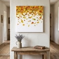 thumbnail image 1 of Ships Next Day Canvas Wall Art 16"x16", Thanksgiving Orange Wood Framed Canvas Print Painting, Autumn Vintage Fall Maple Leaf Ready to Hang Picture Wall Decor for Home Bedroom Kitchen Office, 1 of 9