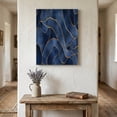 thumbnail image 1 of Ships Next Day Canvas Wall Art 16"x20", Navy Blue Marble Wood Framed Canvas Print Painting, Modern Golden Geometric Abstract Ready to Hang Picture Wall Decor for Home Bedroom Living Room Dining, 1 of 9