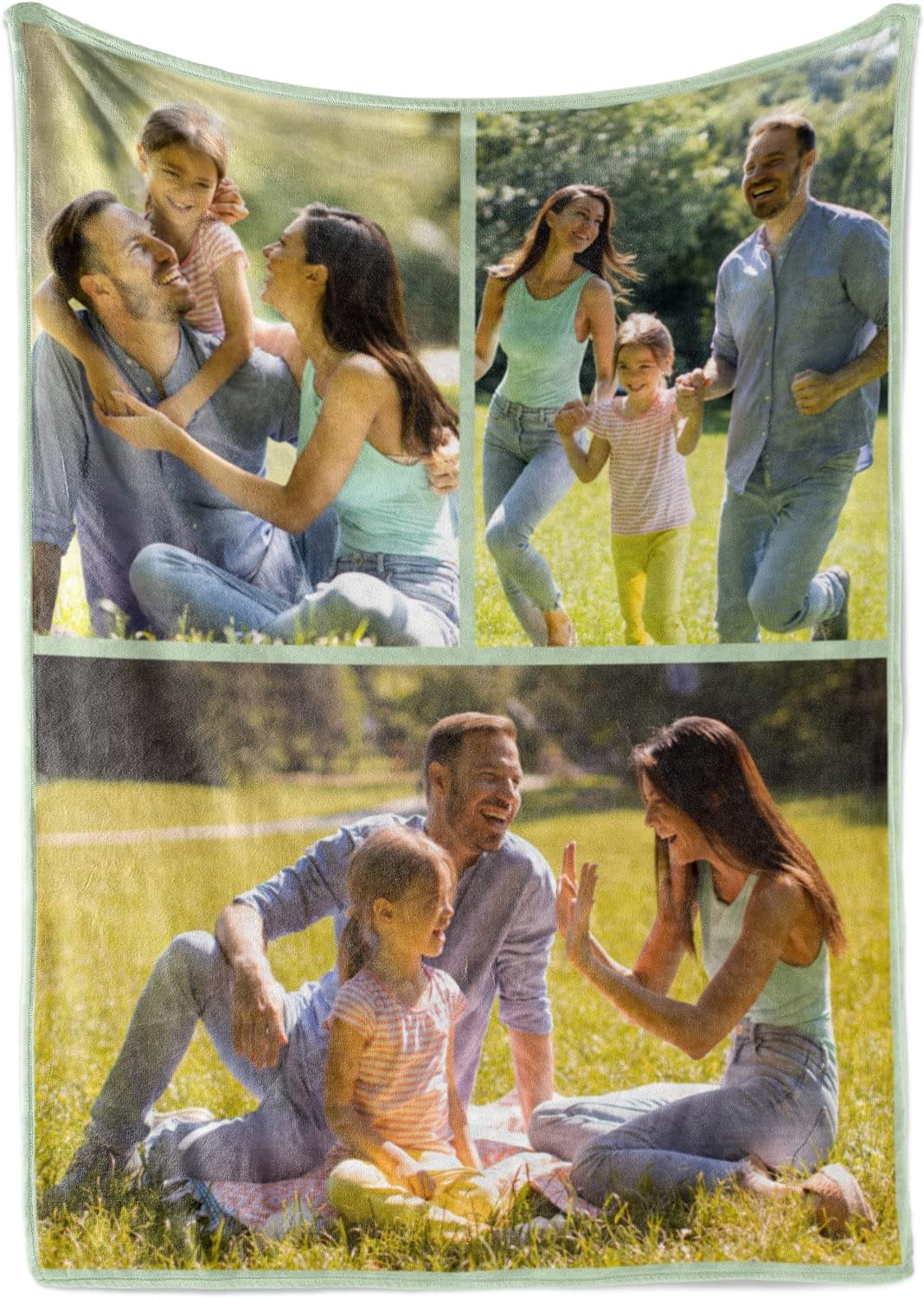 Ships Next Day, Custom Blanket with Picture - Printed in USA, Personalized Photo Blanket (Fleece – 50x60) Blankets