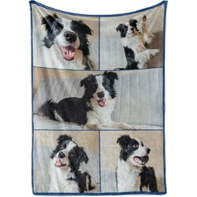 Ships Next Day, Custom Blanket with Picture - Printed in USA, Personalized Photo Blanket (Fleece – 50x60)