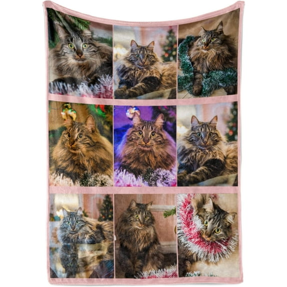 Ships Next Day, Custom Blanket with Picture - Printed in USA, Personalized Photo Blanket (Fleece – 50x60)