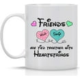 thumbnail image 1 of Ships Next Day, Custom Christmas Best Friend Mugs for Women, Choose 2-6 Names Personalized Friendship Coffee Mug for Bestie BFF, Long Distance Friendship, Xmas Birthday Gifts, Made in The USA, 1 of 4