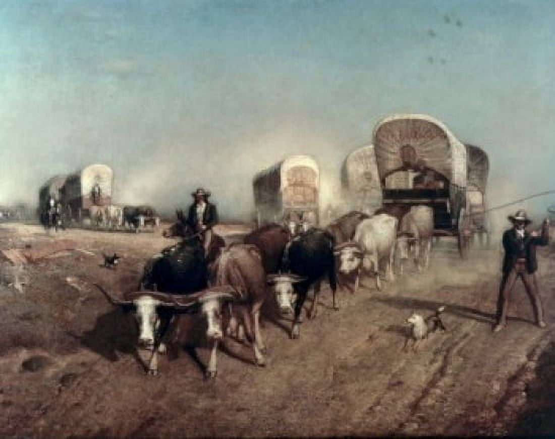 Ships Of The Plains Samuel Colman (1832-1920 American) Canvas Art - Samuel Colman (18 x 24)