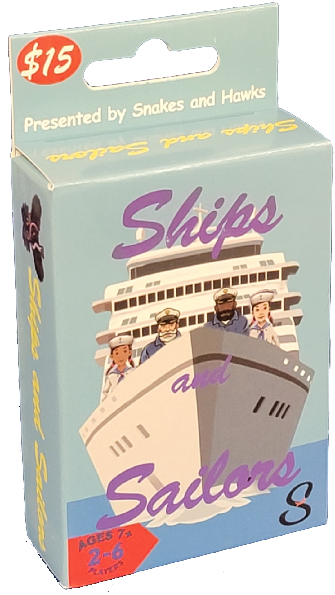 Ships and Sailors Family Card Game for 26 Players, TrickTaking