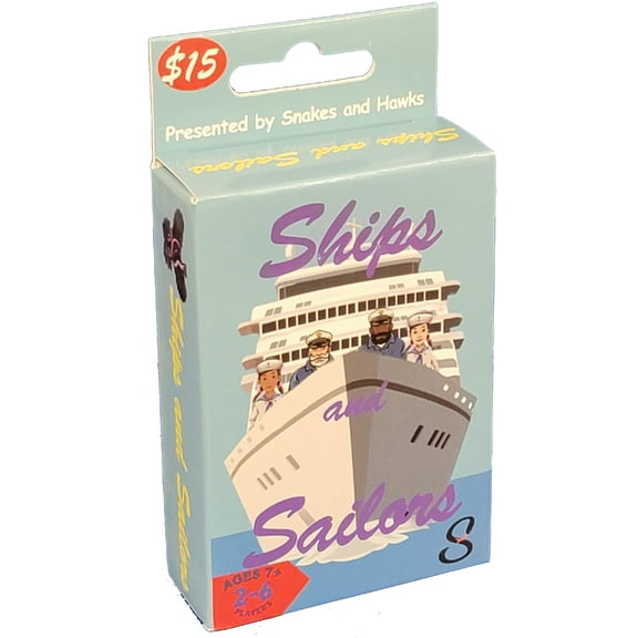 Ships and Sailors Family Card Game for 2-6 Players, Trick-Taking