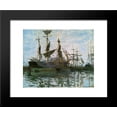 thumbnail image 1 of Ships in Harbor 20x24 Framed Art Print by Monet, Claude, 1 of 2