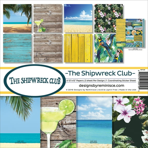 Shipwreck Club Collection Kit 12"X12"-, Pk 1, Reminisce