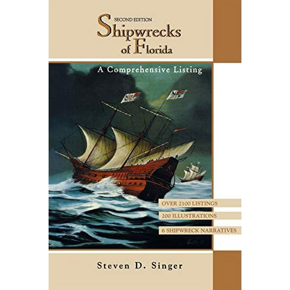 Pre-Owned Shipwrecks of Florida: A Comprehensive Listing (Paperback) 1561641634 9781561641635