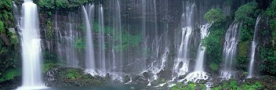 Shiraito Falls Fujinomiya Shizuoka Japan Canvas Art - Panoramic Images (36 x 12)