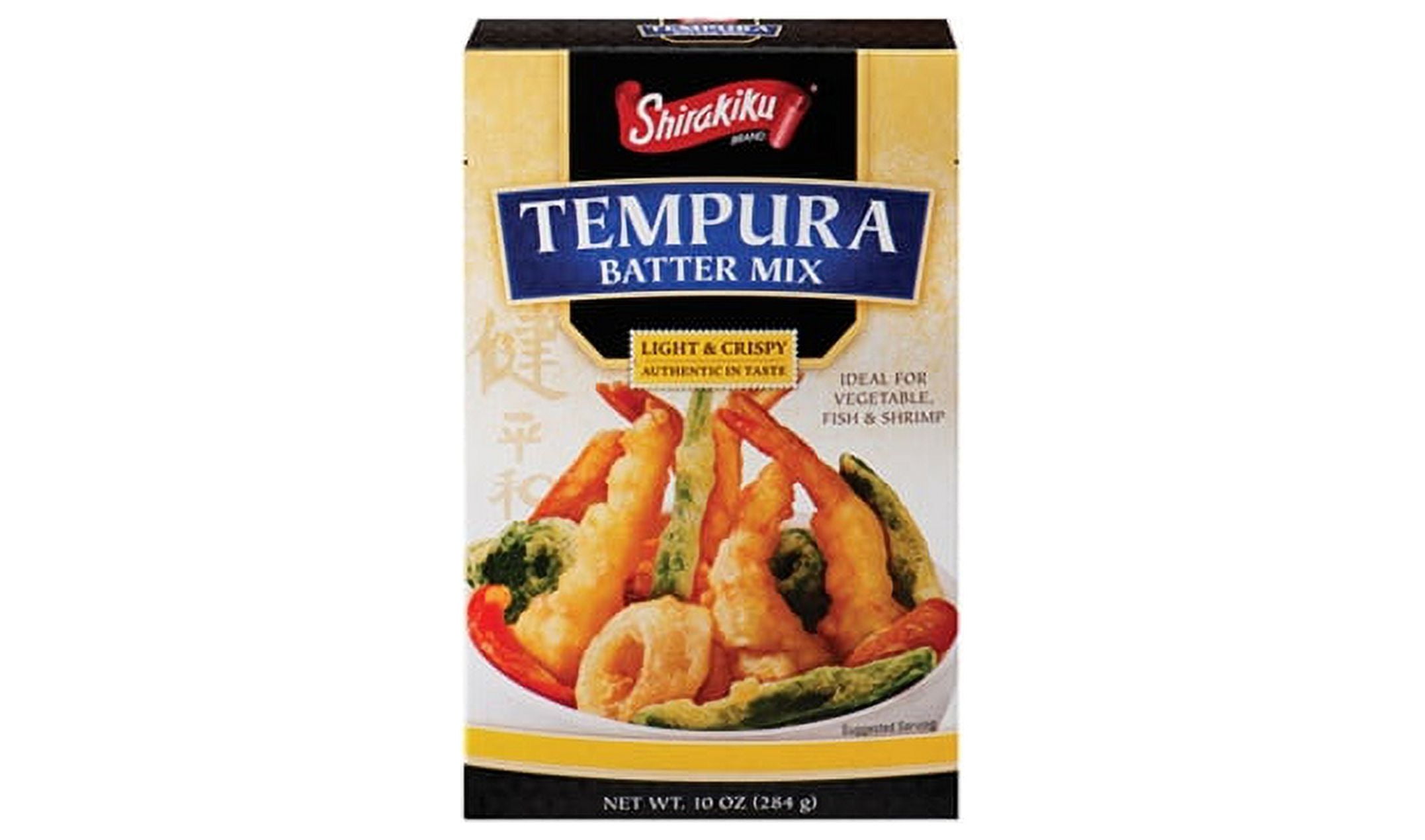 Shirakiku Brand Tempura Powdered Batter Mix, Light and Crispy, 10 oz. Box