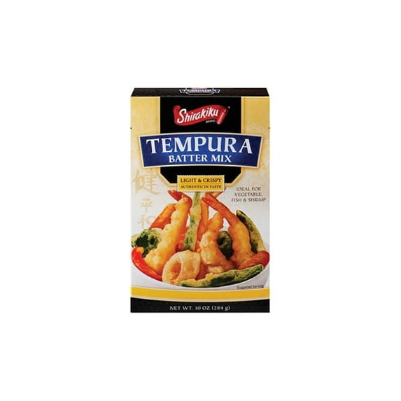 Shirakiku Brand Tempura Powdered Batter Mix, Light and Crispy, 10 oz. Box