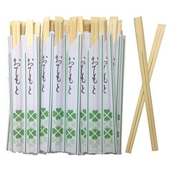 Shirakiku Individual Packed Disposable Wooden Chopstick (100 Pairs)