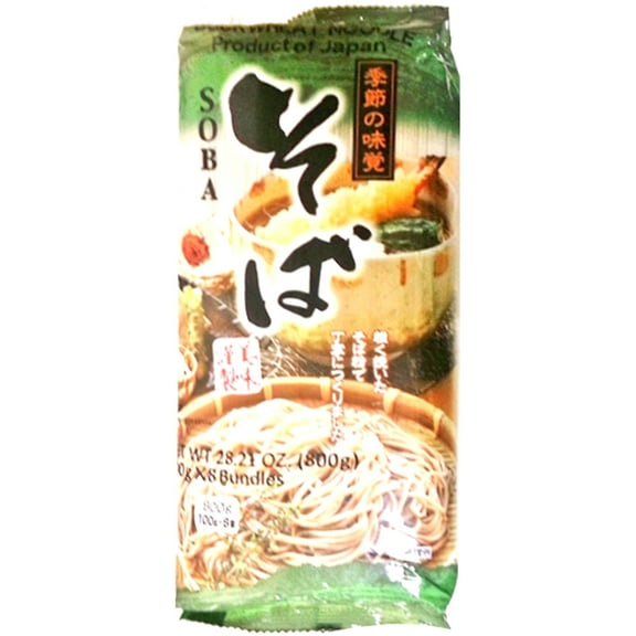 Shirakiku Japanese Style Buck Wheat Noodle Inosuke Soba 28.21oz/800g