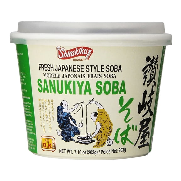Shirakiku Japanese Style Soba Noodle Bowl 7.16 oz 2ea. Pack of 3