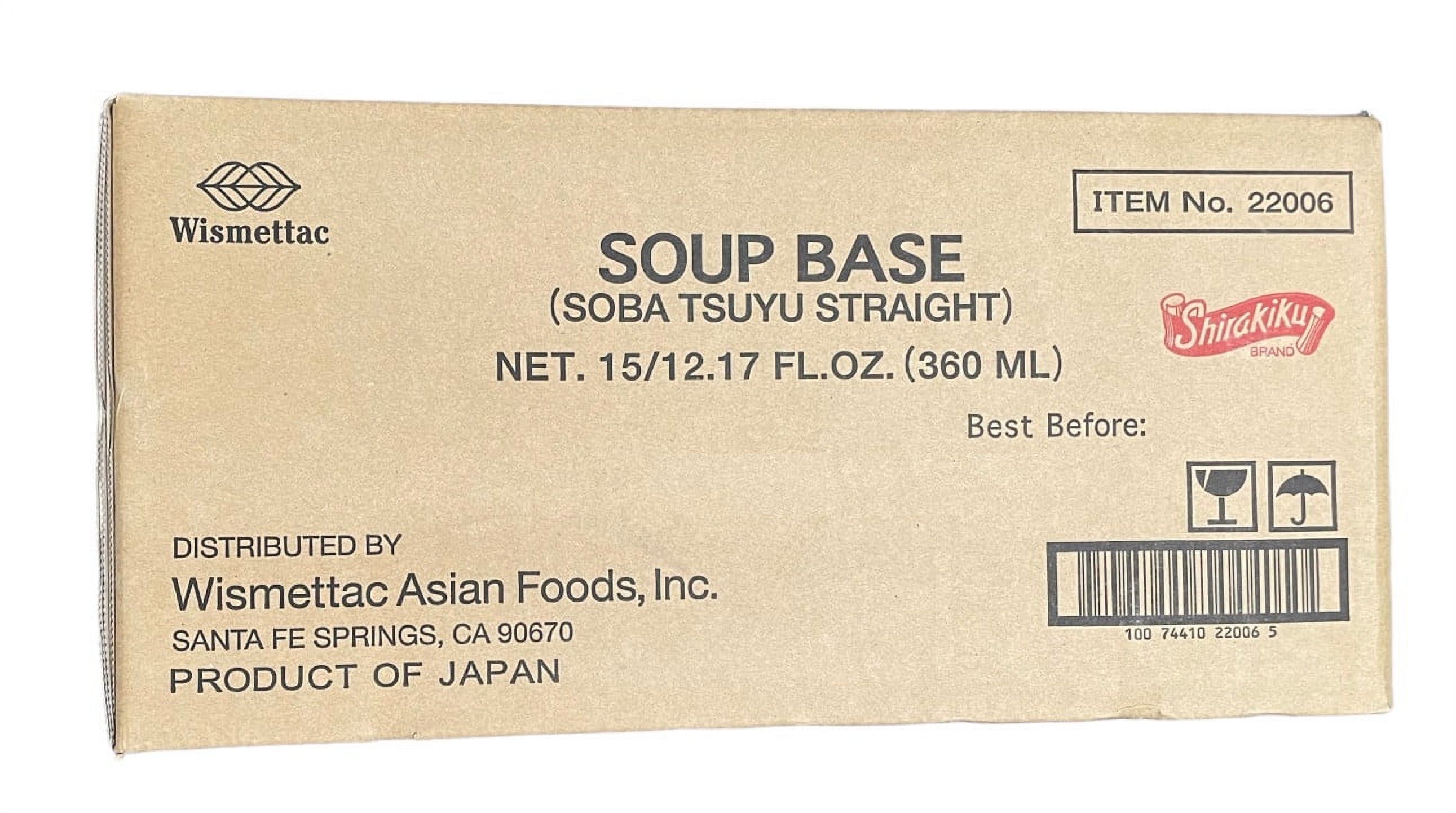 Shirakiku Soba Noodle Soup Base (Tsuyu) 12.69Fl Oz Each (15Pk 1Case