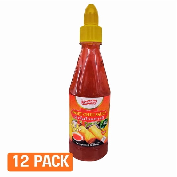 Shirakiku Thai Boy Sweet Chili Sauce Non-GMO, 18oz, 12 pack