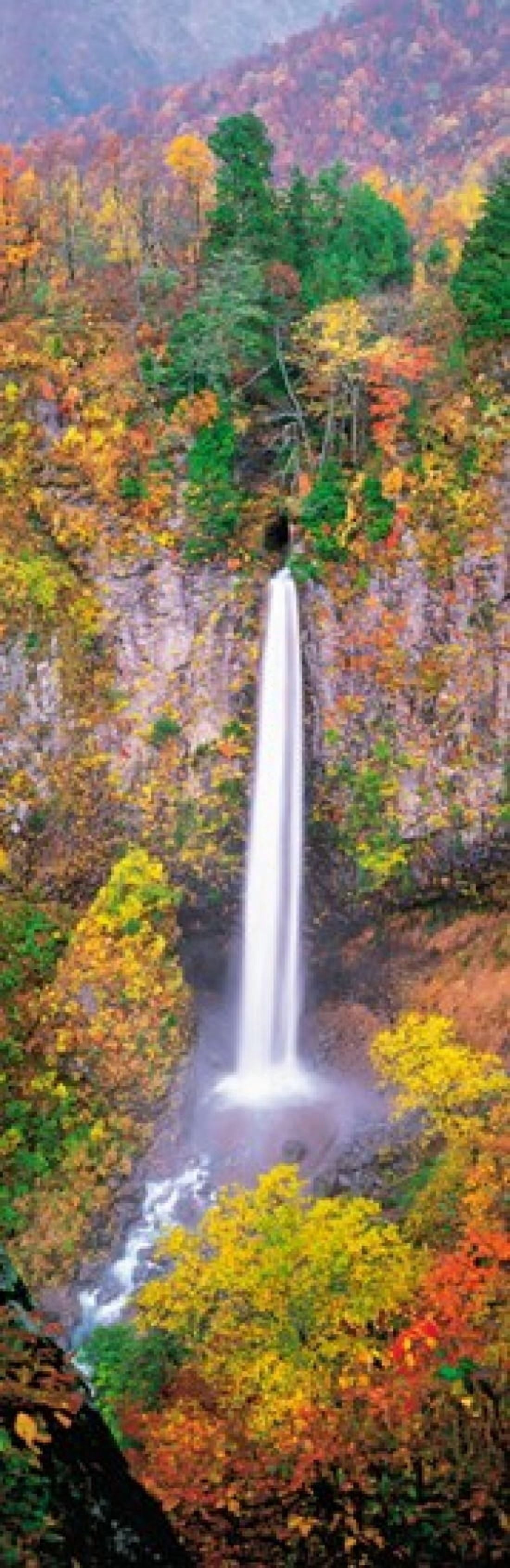 Shiramizu Waterfall Gifu Shirakawa-mura Japan Canvas Art - Panoramic Images (18 x 6)