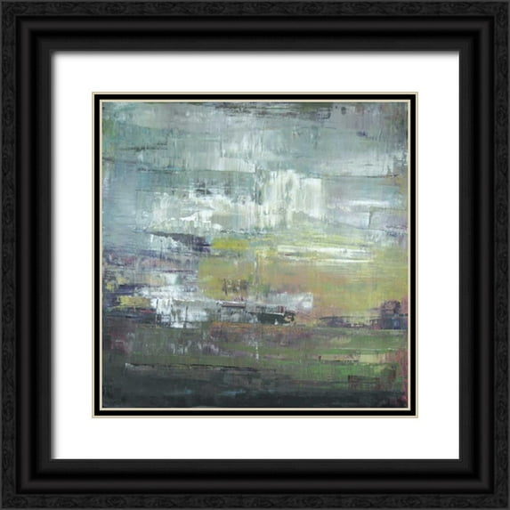 Shire, Martin 26x26 Black Ornate Wood Framed with Double Matting Museum Art Print Titled - Shades Of
