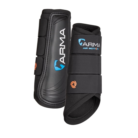 Shires ARMA Air Motion Brushing Boots Black / Cob