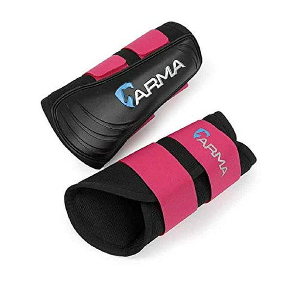 Shires ARMA Air Motion Brushing Boots Raspberry Full