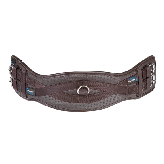 Shires ARMA Anti-Chafe Dressage Girth - Breathable Elastic Horse Girth for Comfort and Fit Brown / 20