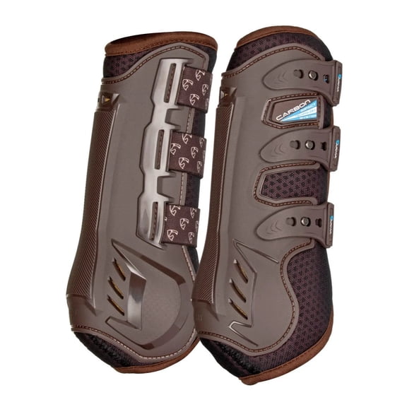 Shires ARMA Carbon Training Boots - Durable High-Performance Horse Leg Protection & Injury Prevention Brown / Extra Full