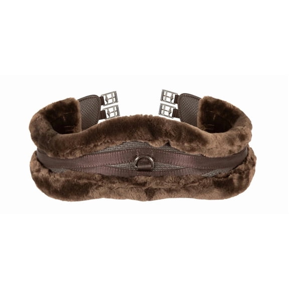 Shires ARMA SupaFleece Anatomical Girth Cinch - FreedomFit Shaping & Stainless Steel Buckles - Multiple Sizes Brown / 32"