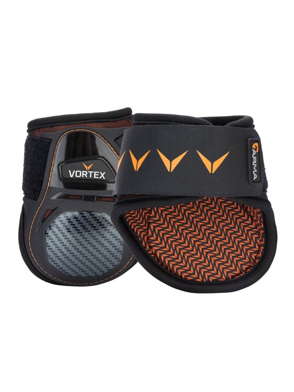 Shires ARMA Vortex Fetlock Boots - High-Performance Impact Protection - Black - Multiple Sizes Cob