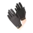 thumbnail image 1 of Shires Aubrion Stratos Kids' Riding Gloves: Comfort & Grip Black / Medium, 1 of 6