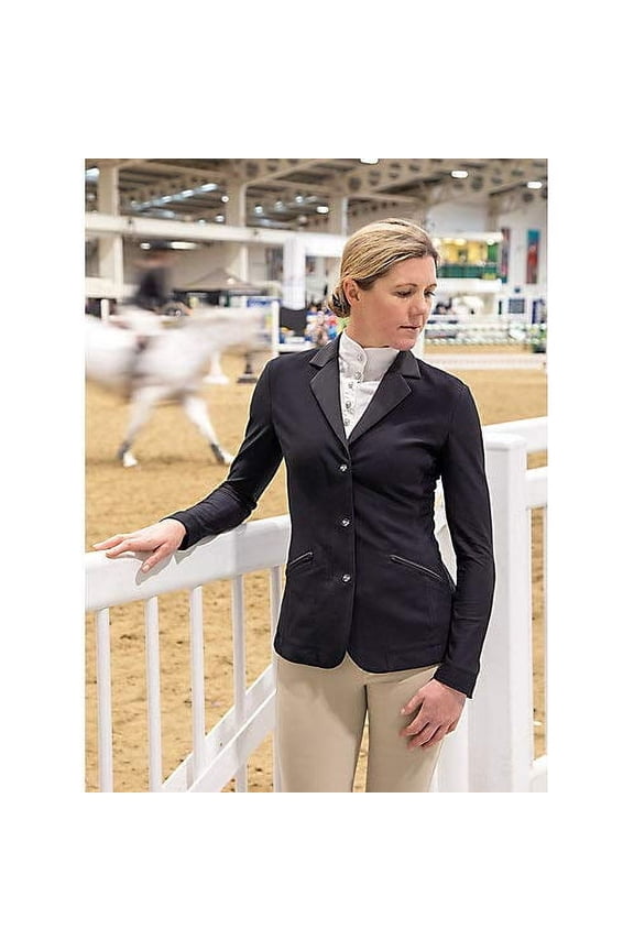 Shires Aubrion Ladies Goldhawk Mesh Show Jacket Black 36"
