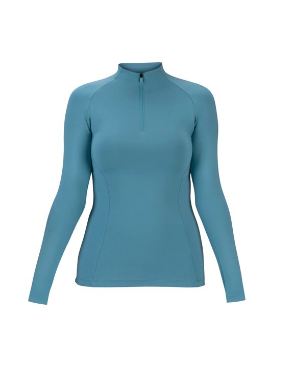 Shires Aubrion React Long Sleeve Base Layer - Performance Equestrian Riding Top Haze / XX-Large