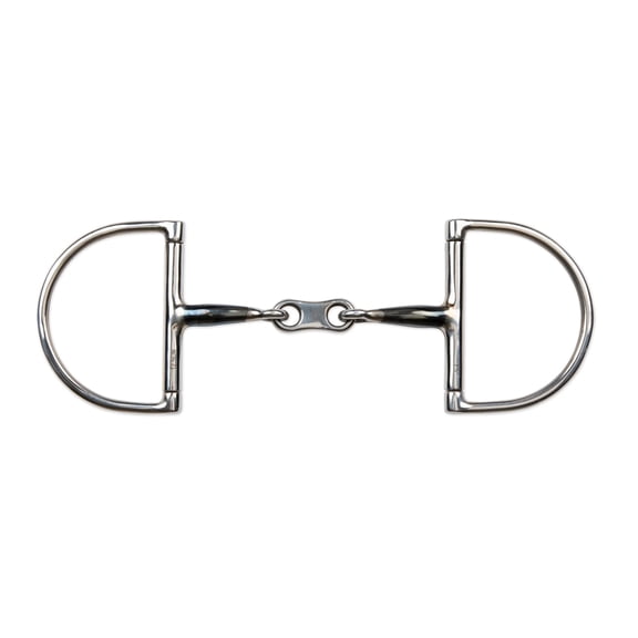 Shires Blue Sweet Iron French Link Hunter Dee Bit - Promotes Salivation - Multiple Sizes 5