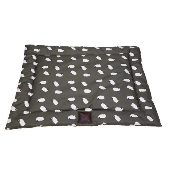 Shires Digby & Fox Waterproof Padded Dog Bed - Durable Heavy Duty Easy Clean Pet Cushion Sheep