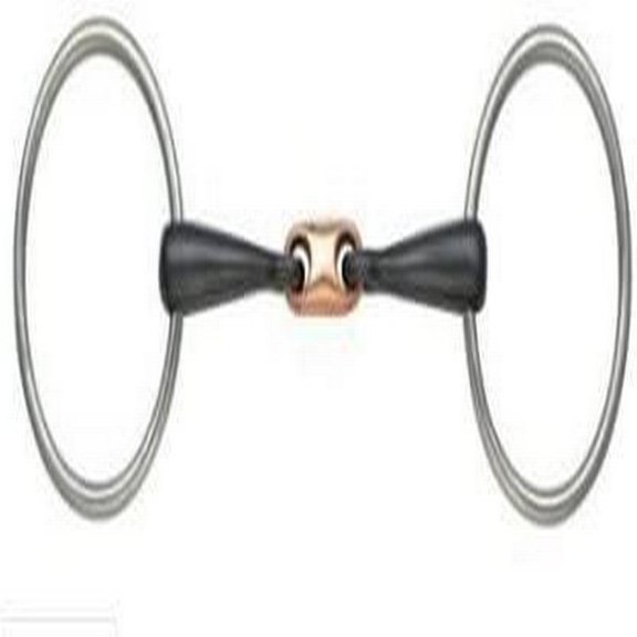 Shires Equestrian Copper Lozenge Sweet Iron Snaffle Bit #510 4.5"