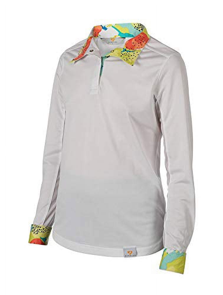 Shires Equestrian Style Shirt - Childs (Citrus Strokes, XL)