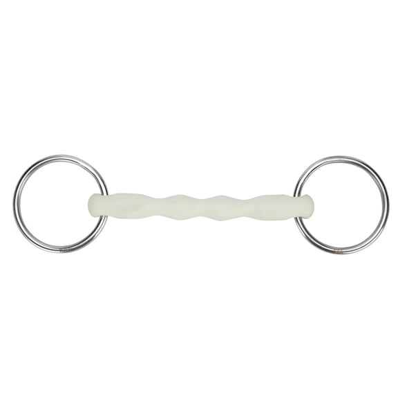 Shires Equikind Softie Loose Ring Mullen Mouth Horse Bit - Gentle Synthetic - Multiple Sizes 4.5