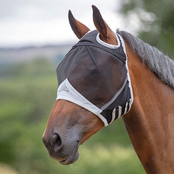 Shires Equine Fly Mask with UV Protection  Ear Holes - Protect Your Horse!