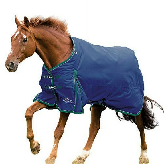 Shires Highlander Plus 200g Standard Neck Turnout Blanket Navy 60"