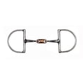 thumbnail image 1 of Shires Blue Alloy Hunter Dee Bit with Lozenge - Sweet Iron Salivating Mouthpiece, 5 Inch 5.5", 1 of 2